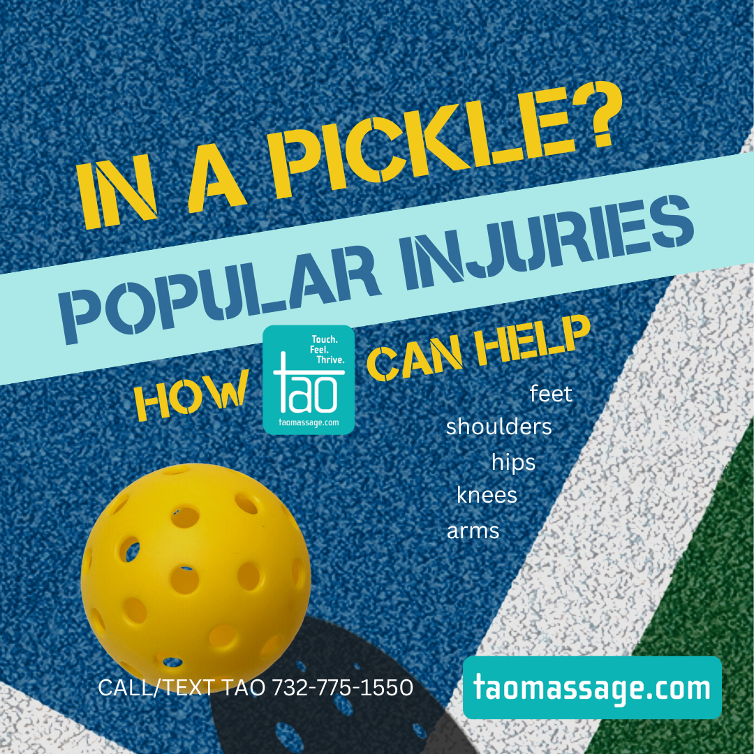Pickleball popular injuries and how massage can help