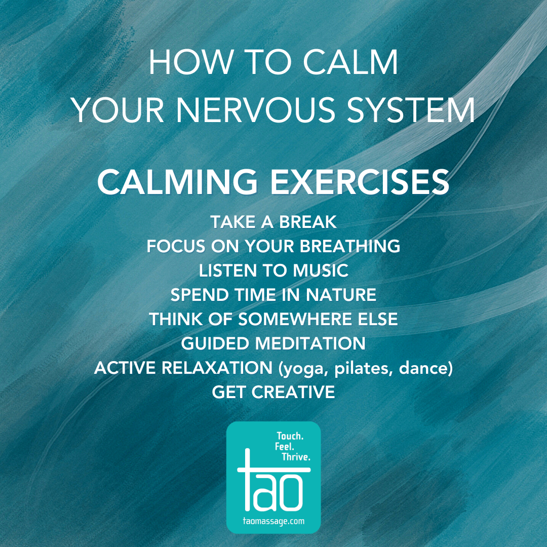 calming and relaxing exercises to soothe the nervouse system